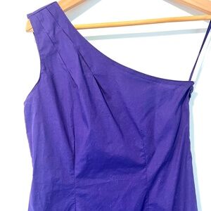 Perfect purple one shoulder dress